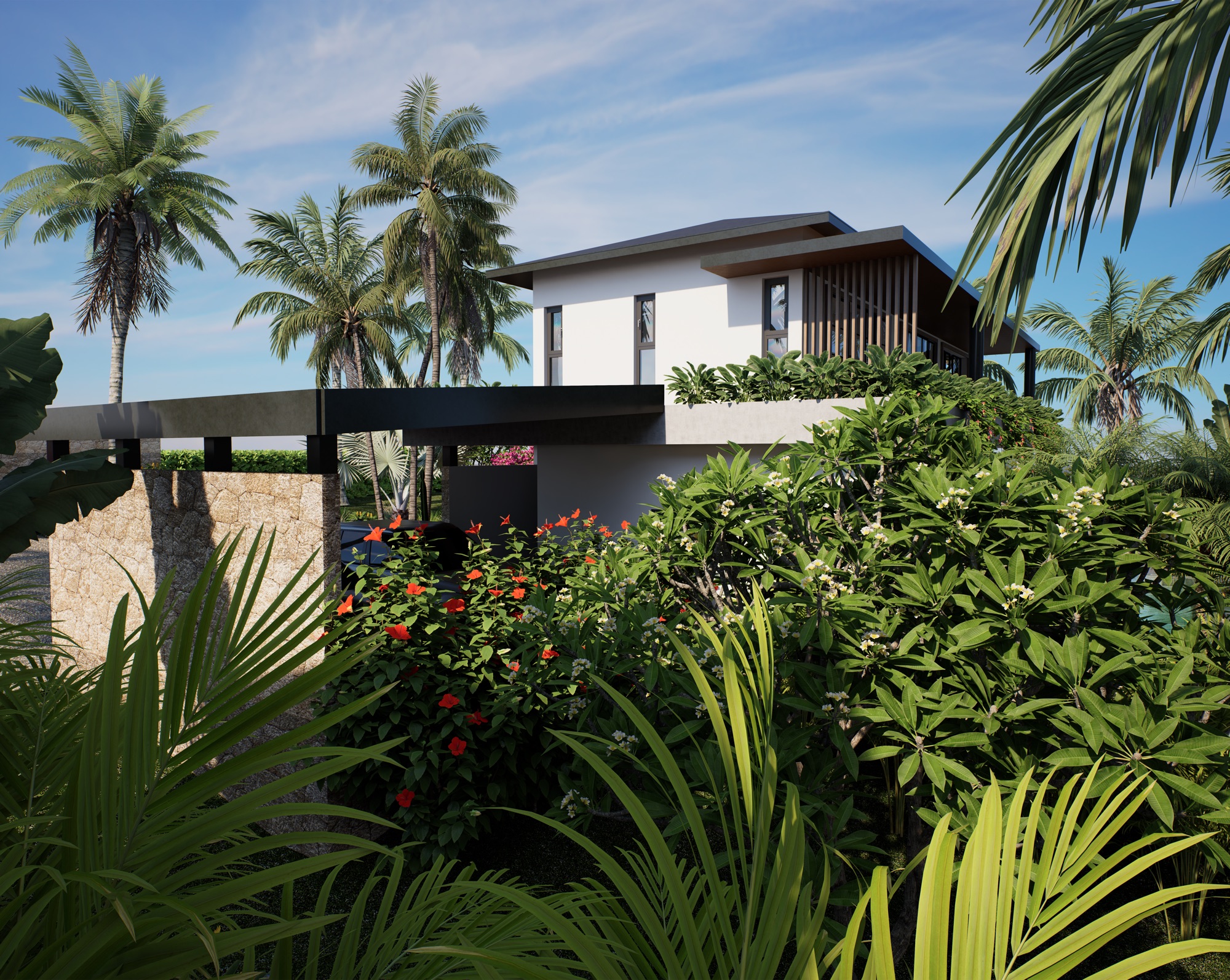 Casa Junquillal, vista exterior