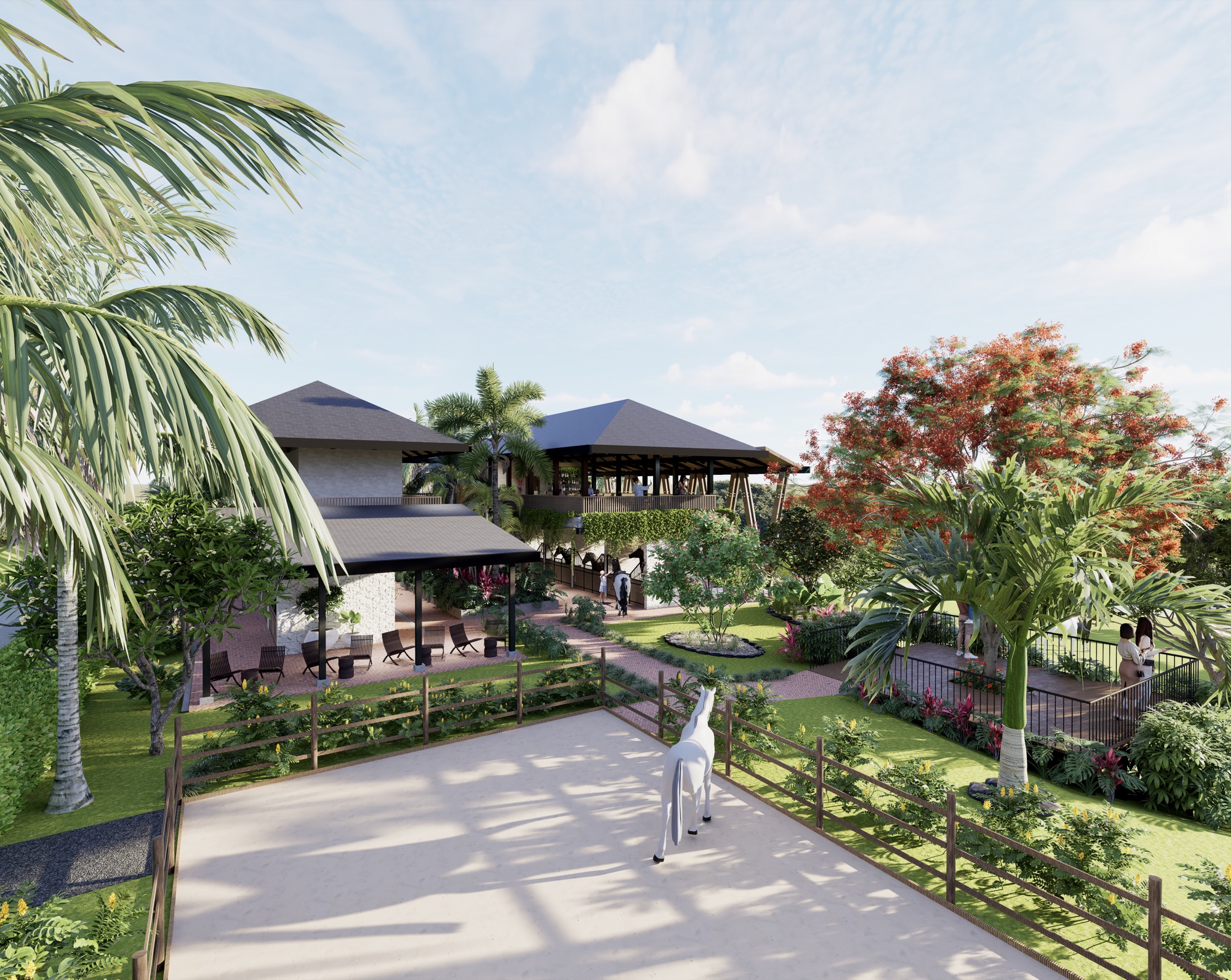 Centro Ecuestre, render