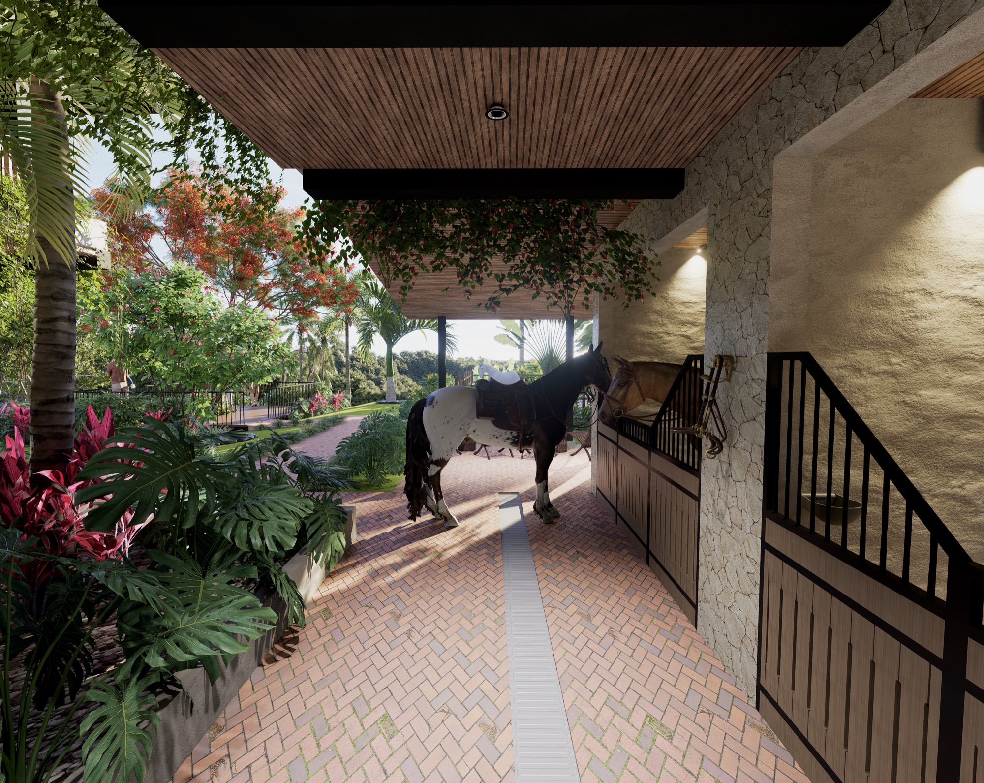Centro Ecuestre, render