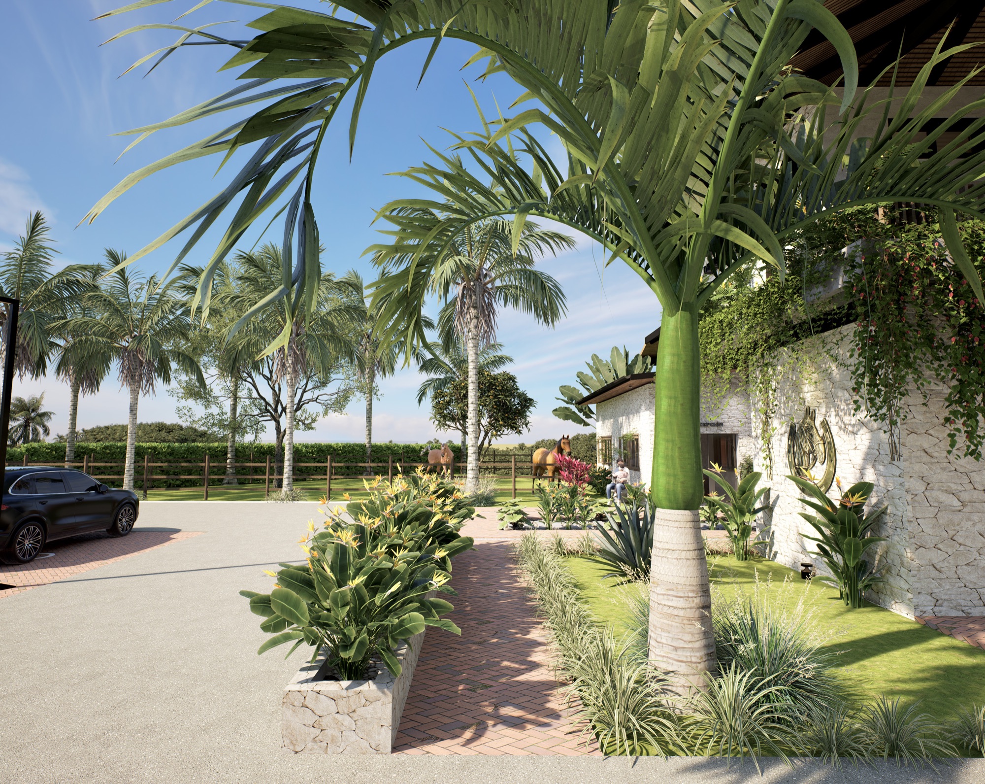 Centro Ecuestre, render