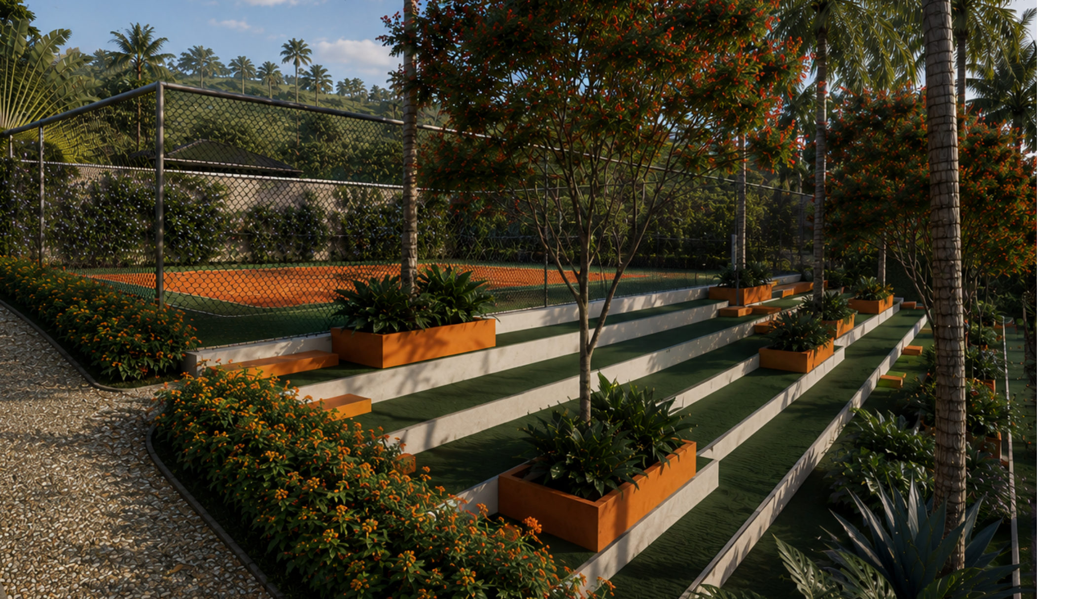 Render de áreas comunes, Serena Blue