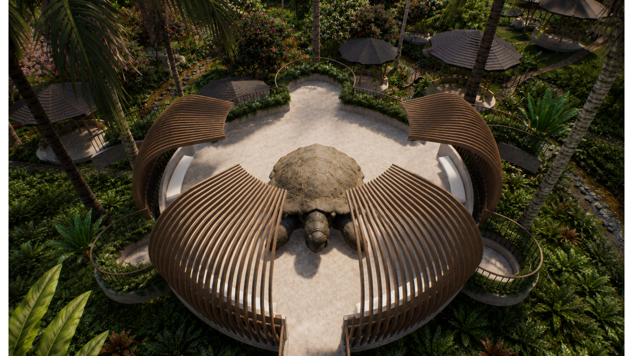 Render de áreas comunes, Serena Blue